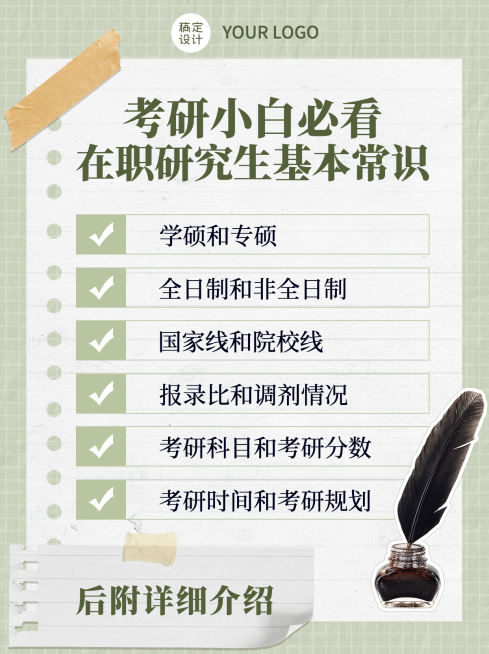 考研知识科普经验分享小红书配图预览效果