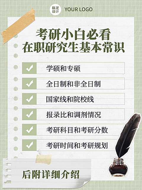考研知识科普经验分享小红书配图