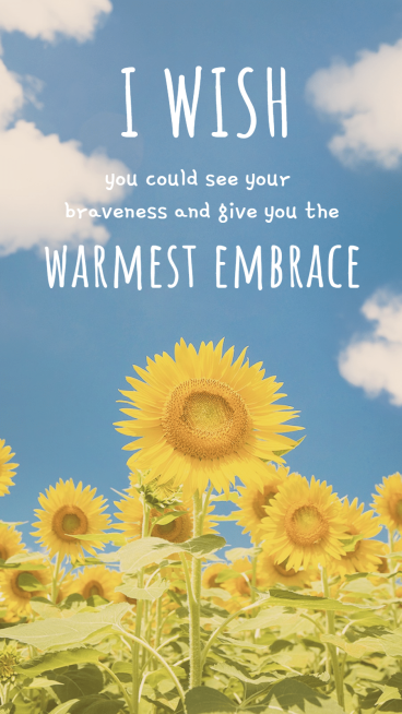 Literary Sunflower Text Quotes Instagram Story预览效果
