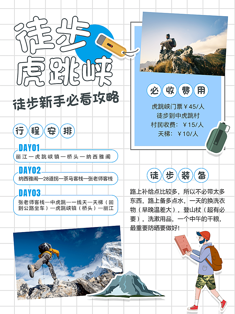 旅游出行旅游攻略实景小红书封面