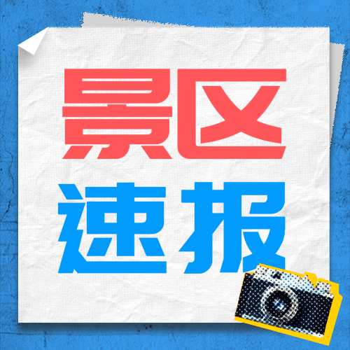 景区景点通知公告简约公众号次图预览效果