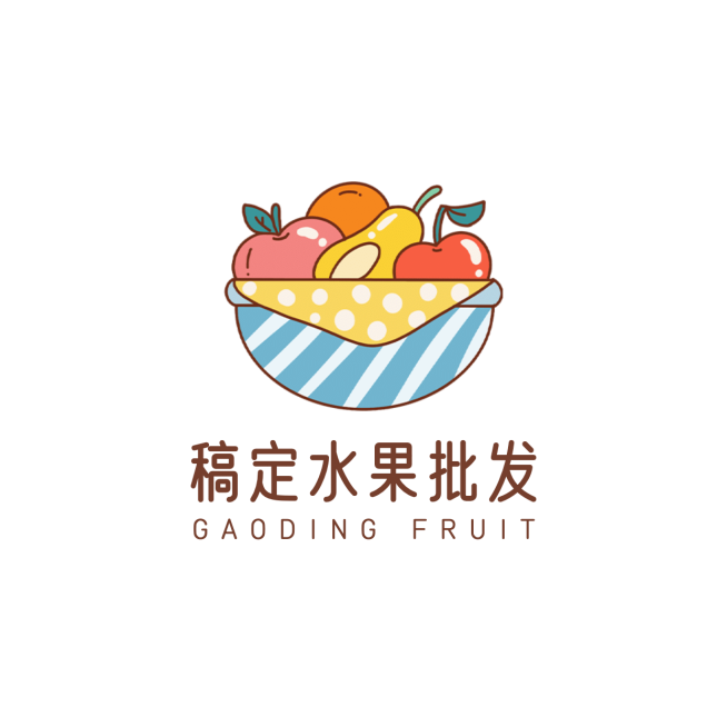 水果批发超市店铺头像门店LOGO预览效果