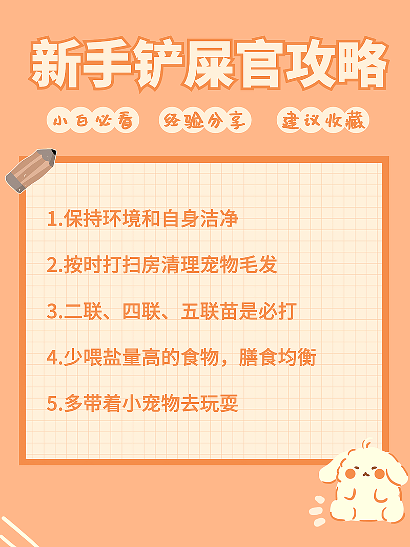 萌宠宠物可爱手帐风小红书封面配图