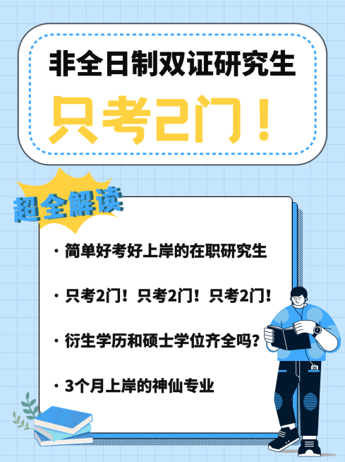 考研知识科普简约卡通小红书配图预览效果