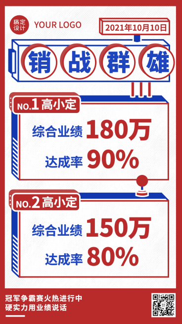 微商团队喜报销战群雄创意预览效果