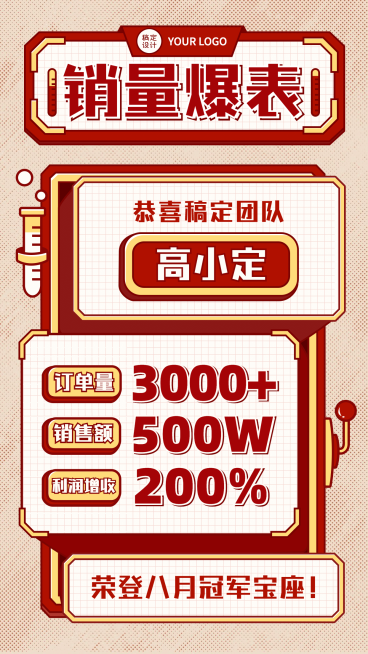 卡通游戏机微商团队喜报预览效果