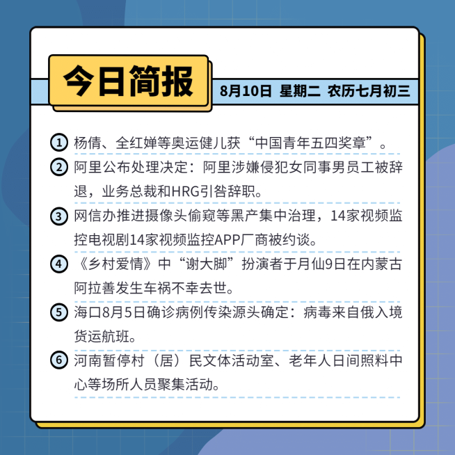 今日简报方形海报预览效果