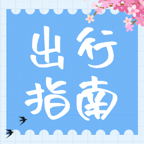 旅游出行指南简约清新公众号次图预览效果