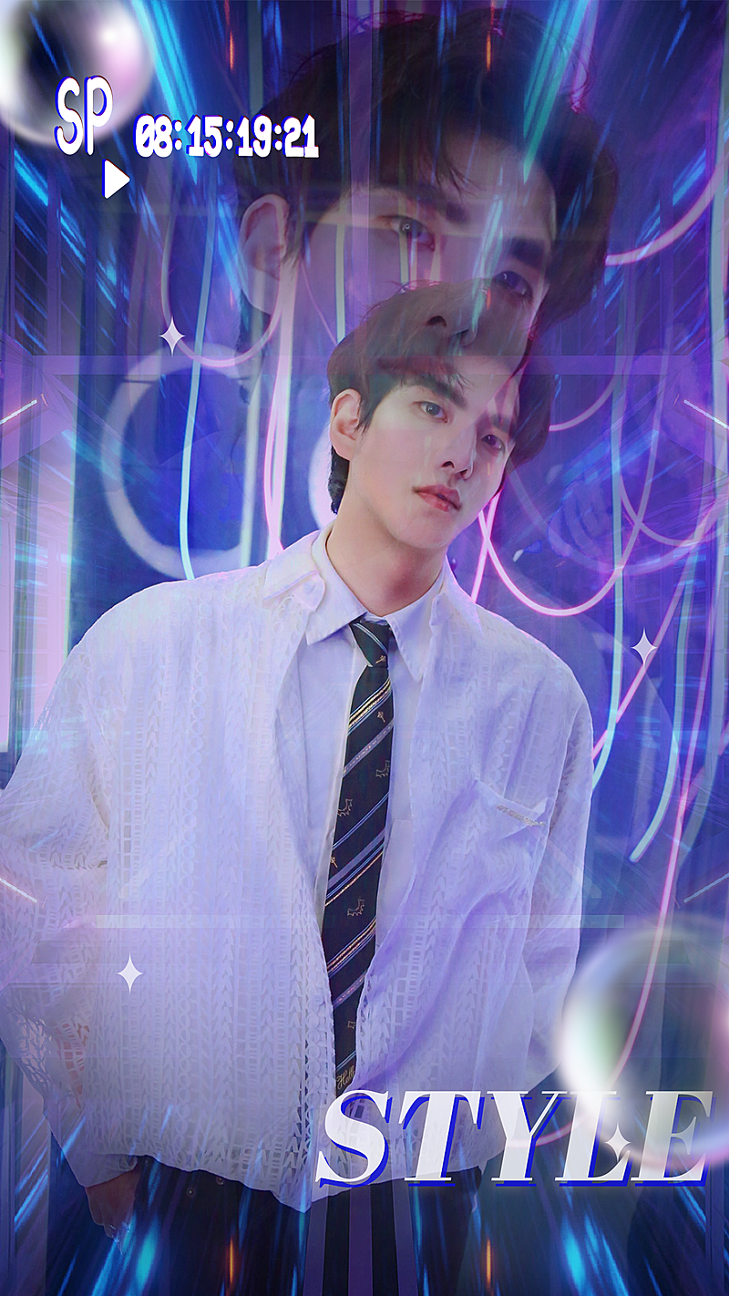 二次曝光双影融图晒照酷炫泡泡