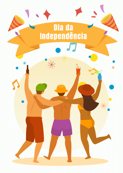 Brazil carnival card