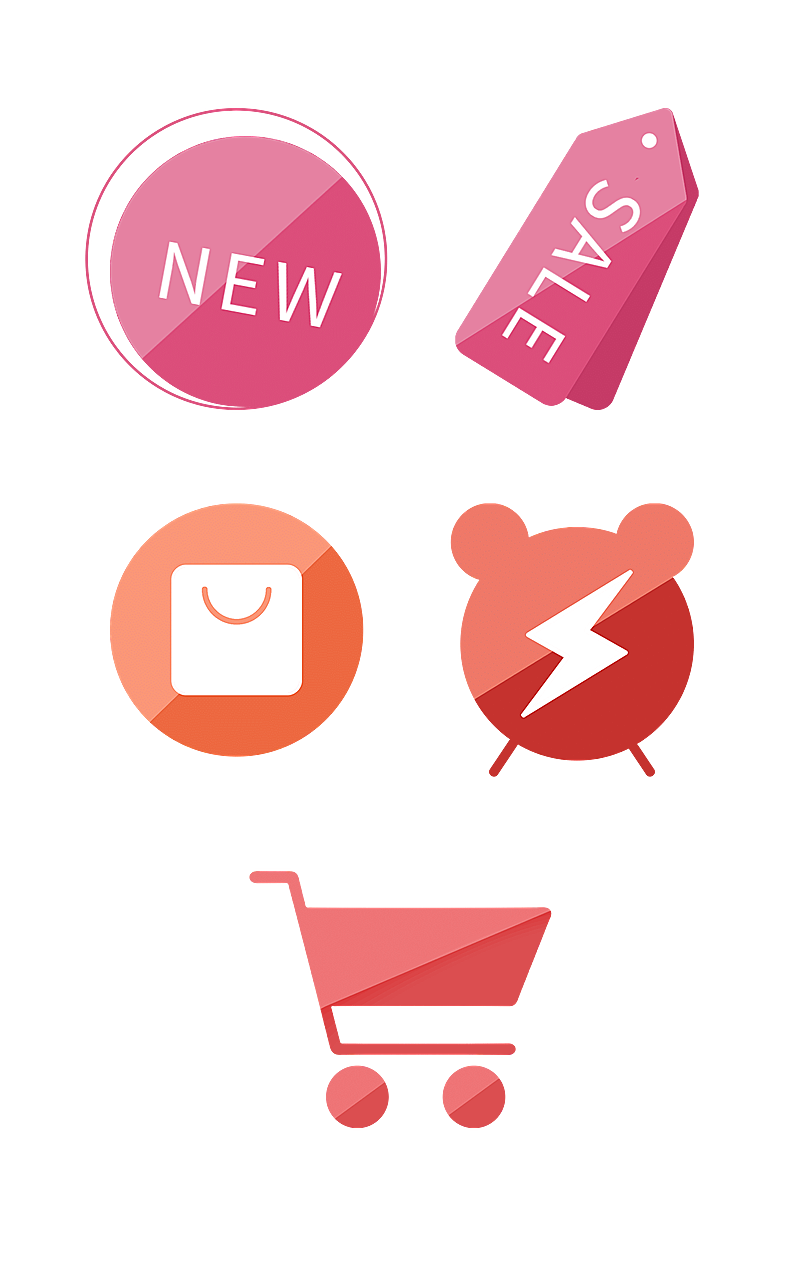 通用电商元素组合海报