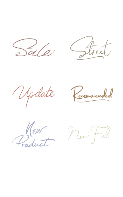 通用电商英文装饰元素组合海报预览效果