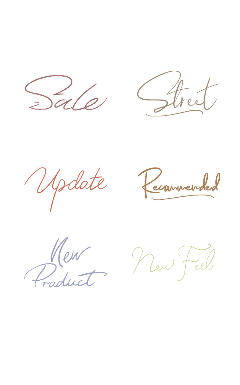 通用电商英文装饰元素组合海报