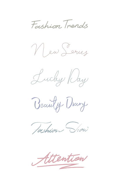 通用电商英文装饰元素组合海报预览效果