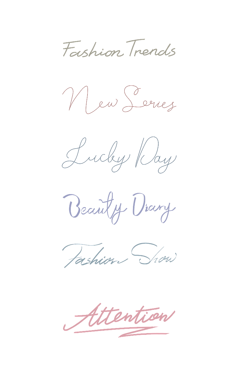 通用电商英文装饰元素组合海报