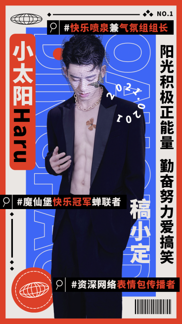 反向安利宣传介绍人物海报预览效果