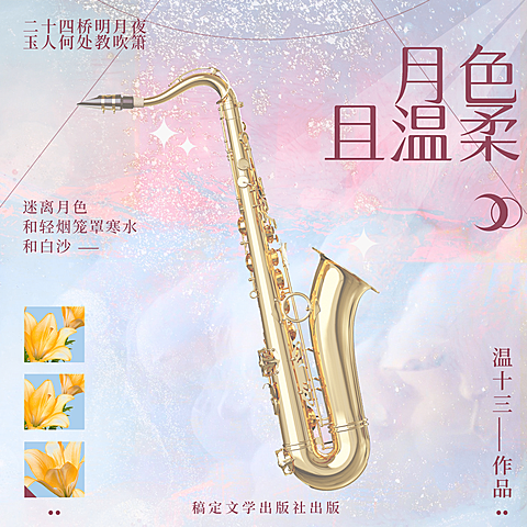 小说简约梦幻风有声书电台播客封面