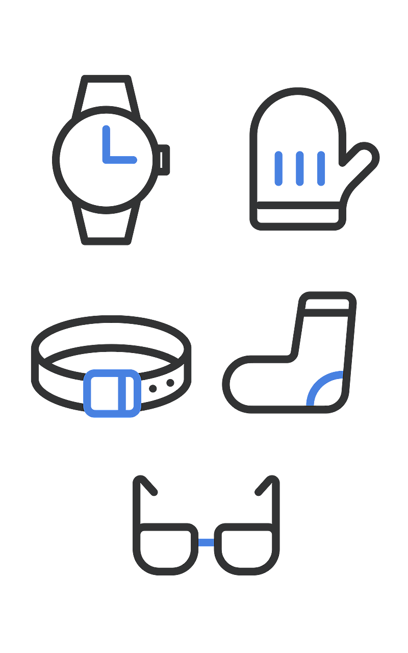 电商服饰元素组合海报