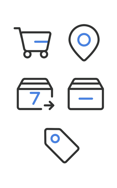 电商售后元素组合海报预览效果
