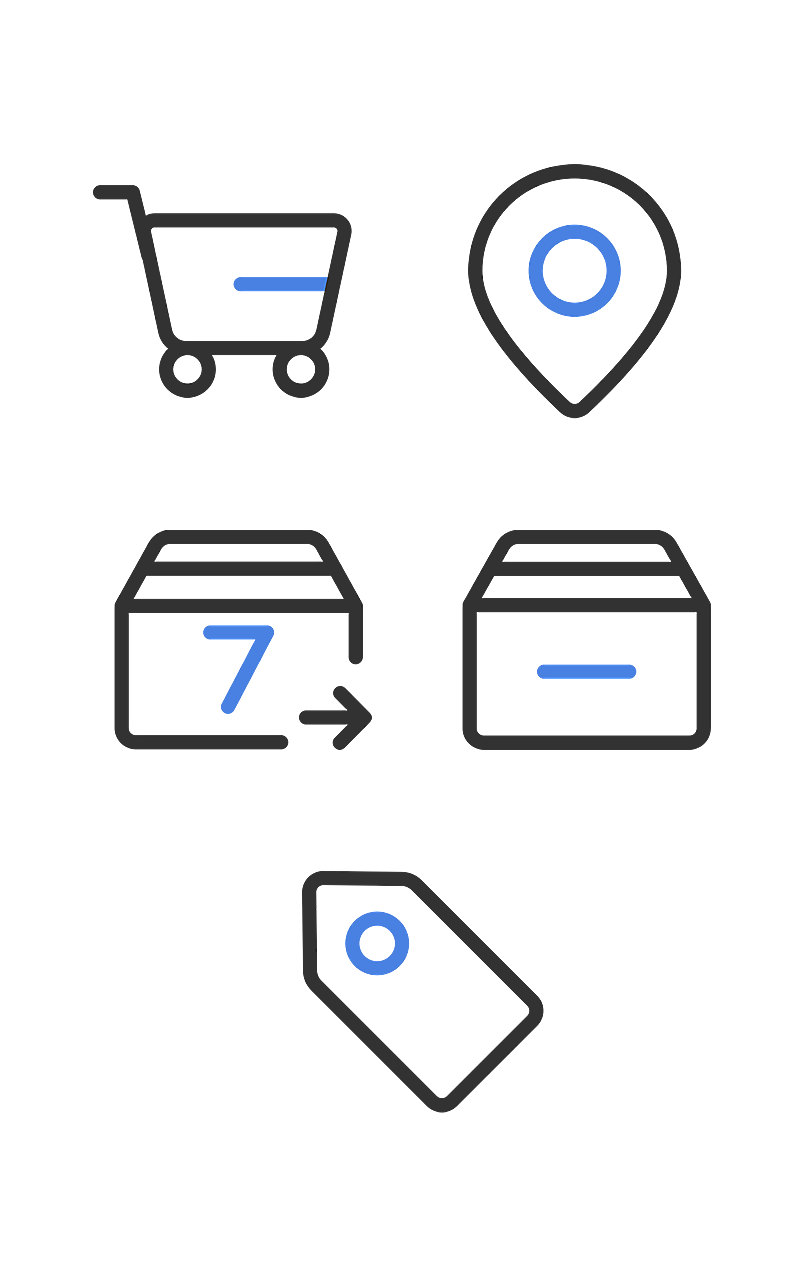 电商售后元素组合海报