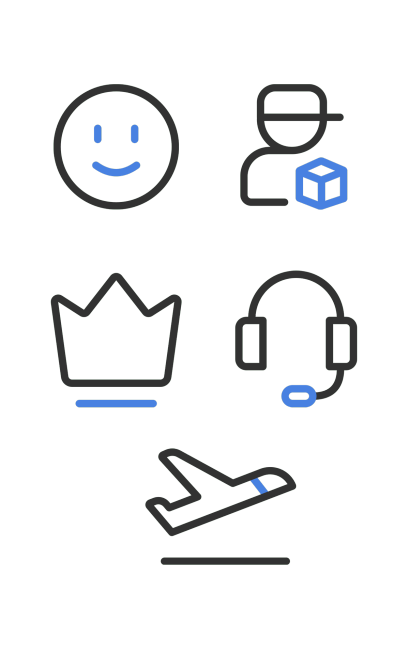 电商物流售后元素组合海报预览效果