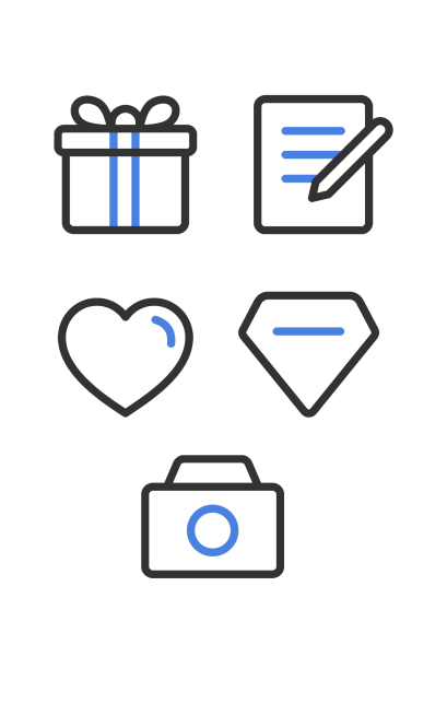 电商好评元素组合海报预览效果