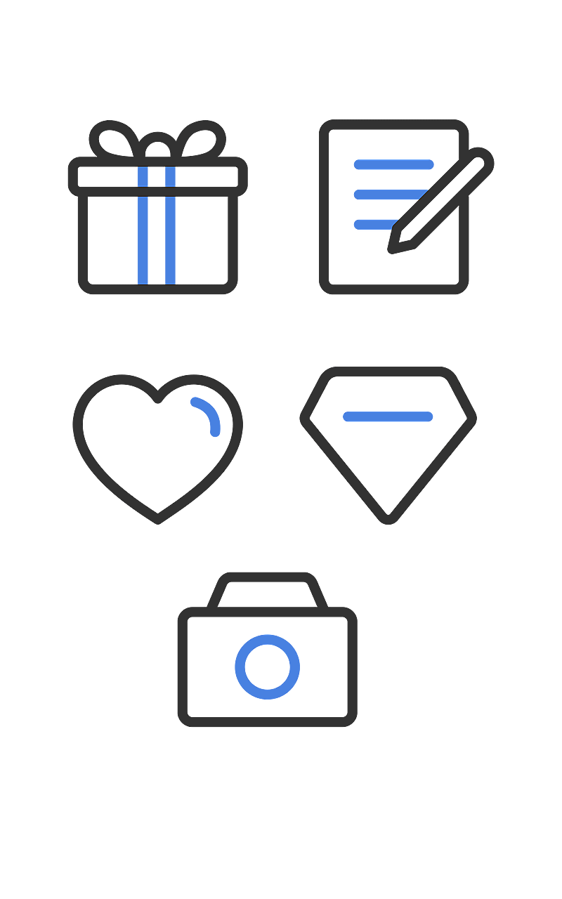 电商好评元素组合海报