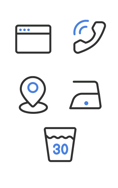 电商地址电话元素组合海报预览效果
