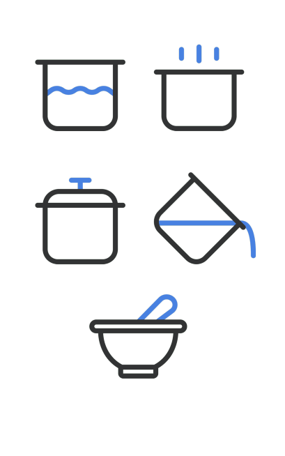 电商厨房容器元素组合海报预览效果