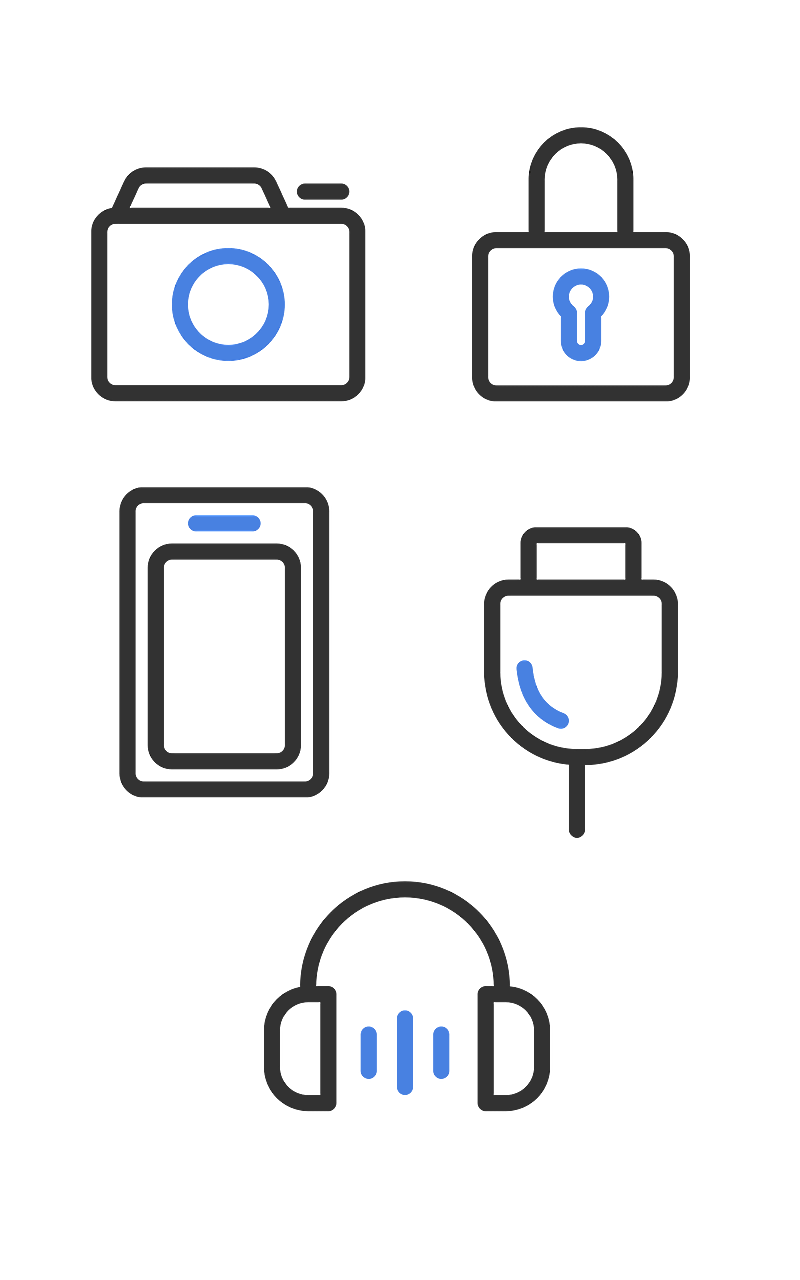 电商数码电子元素组合海报