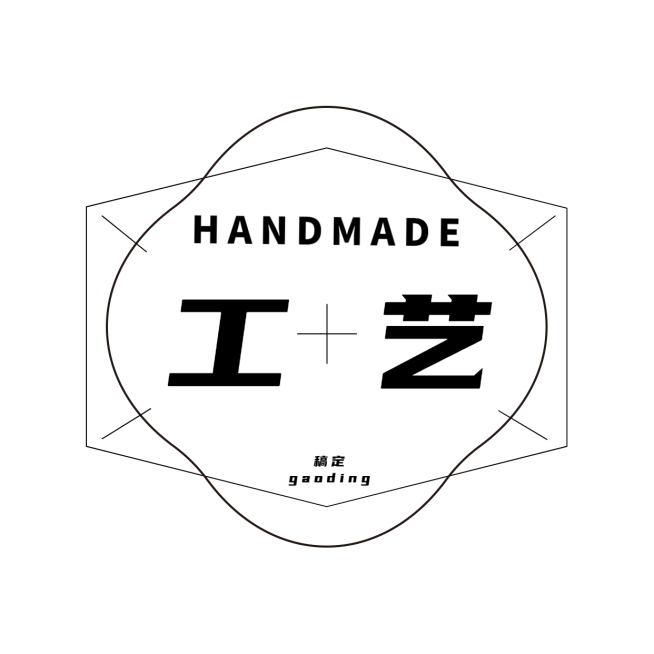 创意简约手工坊LOGO预览效果