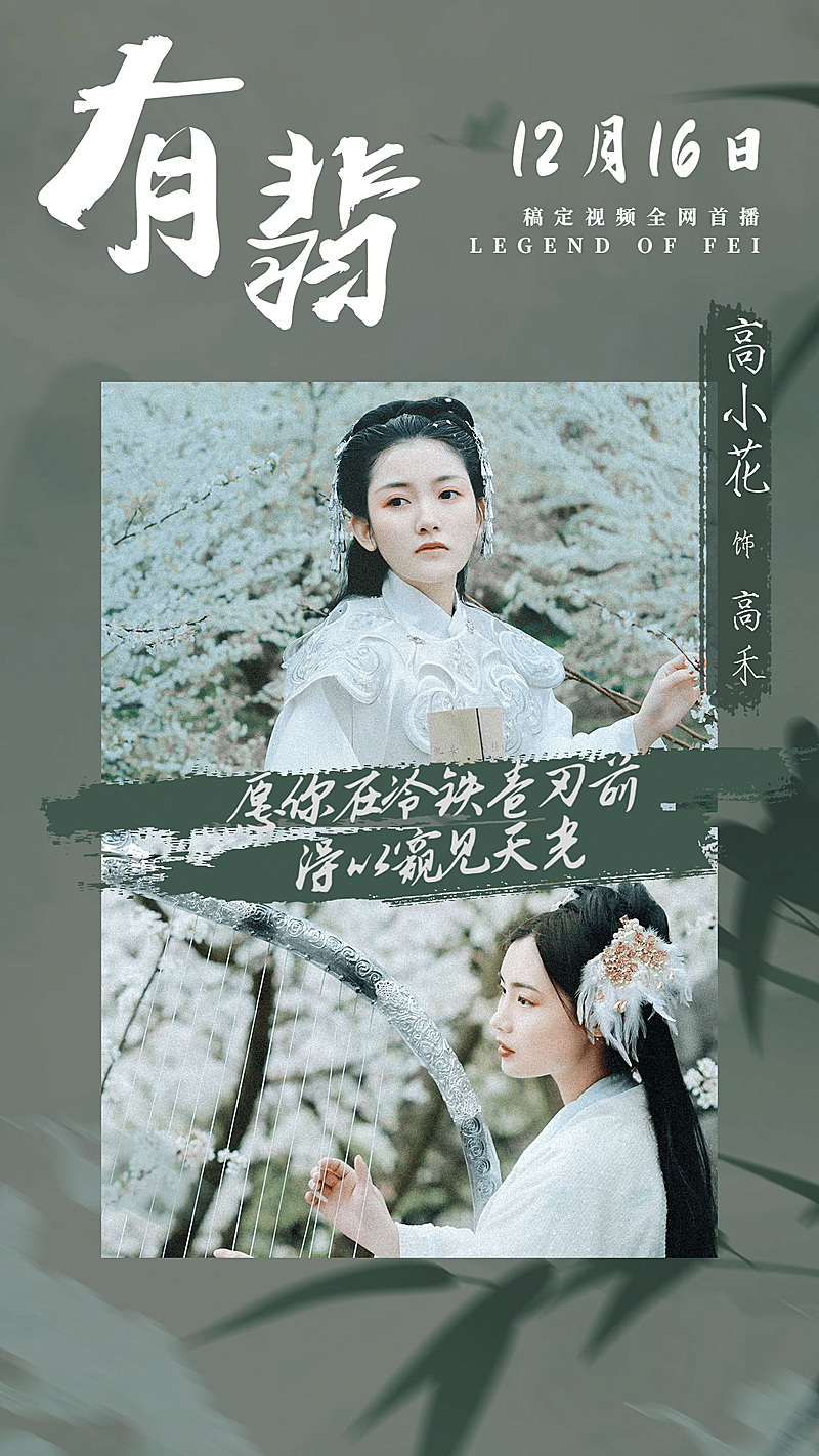 古风影视剧宣饭圈人物海报明星应援