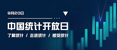 中国统计开放日数据分析宣传简约公众号首图
