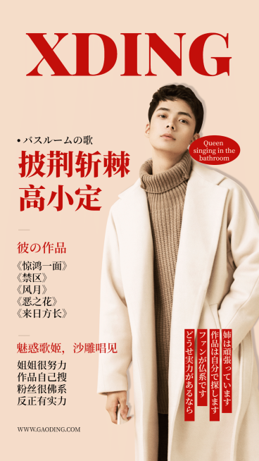 简约杂志综艺宣传安利海报明星预览效果