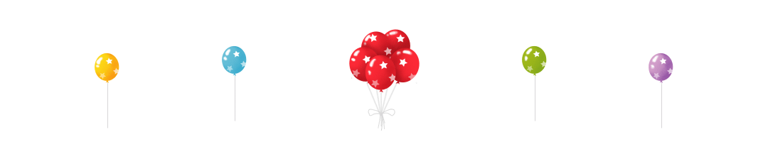 国庆节公众号气球GIF分割线