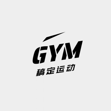 运动类体育健身房logo