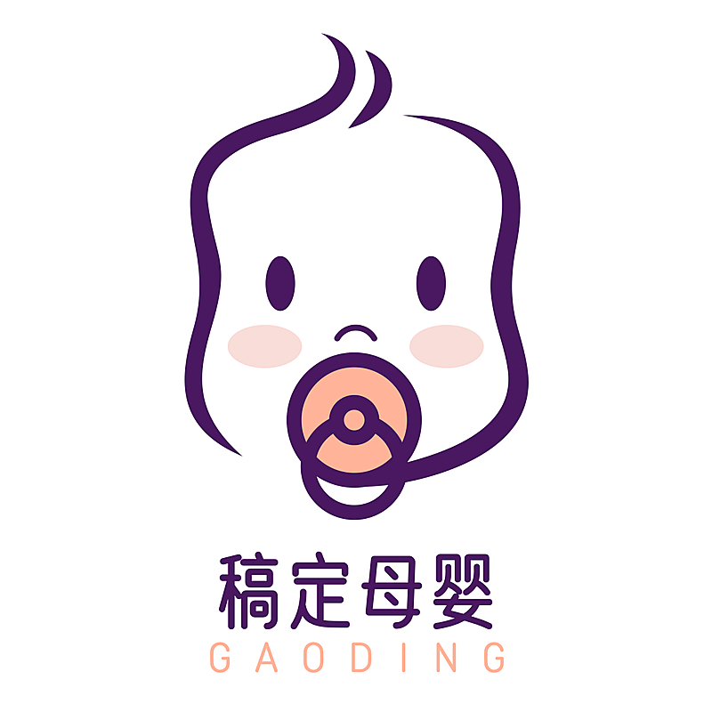 母婴亲子可爱卡通创意Logo头像