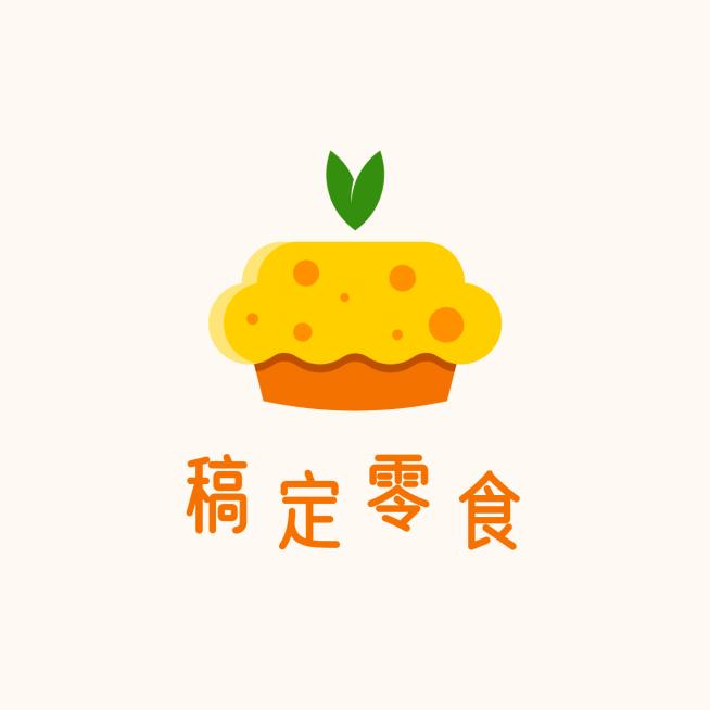 logo头像餐饮美食零食简约可爱店标预览效果
