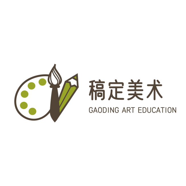 头像logo教育培训卡通手绘美术预览效果