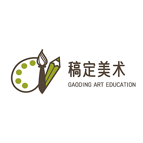 头像logo教育培训卡通手绘美术