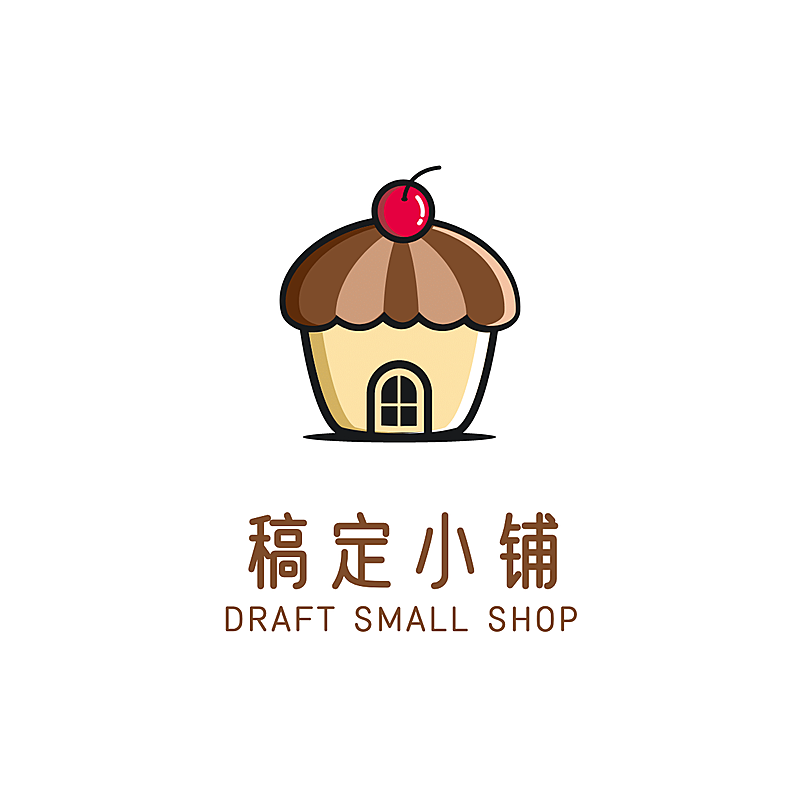 店标卡通可爱头像logo