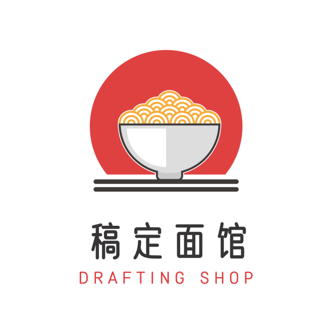 餐饮美食卡通手绘创意头像Logo预览效果