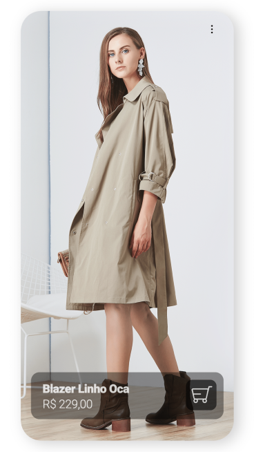 Simple Fashion Women's Wear Coat Display Sale Ecommerce Story预览效果
