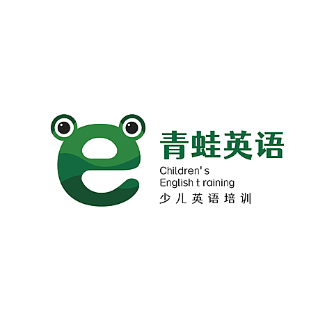 教育培训英语培训简约清新logo