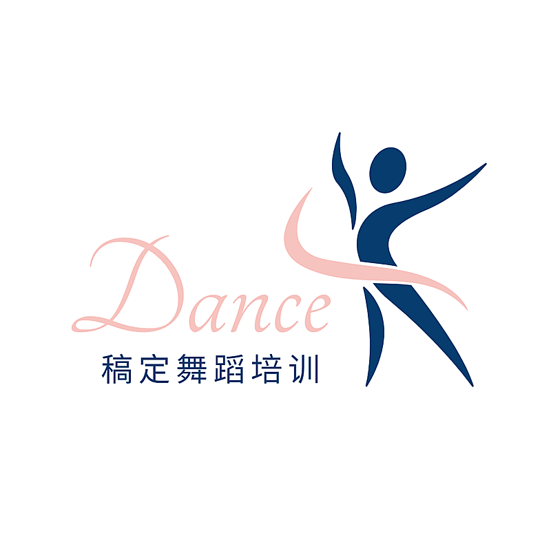 教育培训少儿舞蹈简约清新logo