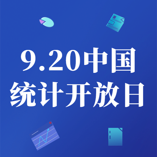 中国统计开放日数据分析宣传科技风公众号次图预览效果