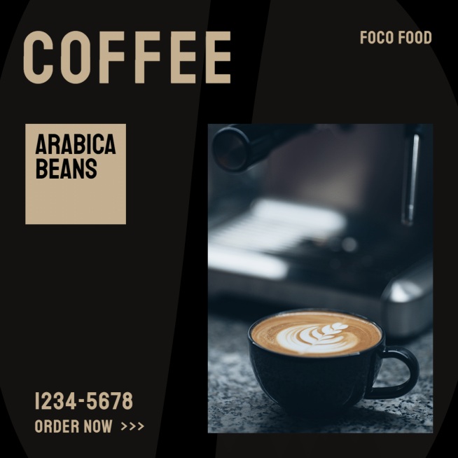 Fashion Coffee Delivery Ecommerce Product Image预览效果