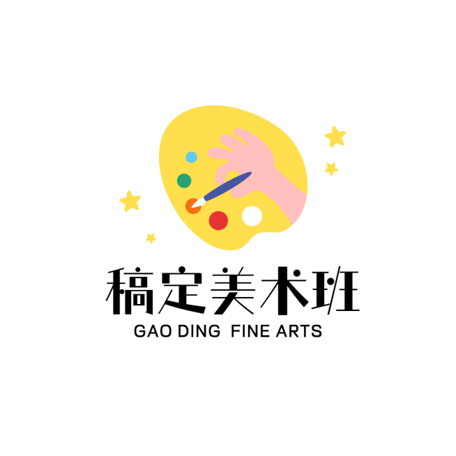 教育培训机构美术班logo预览效果