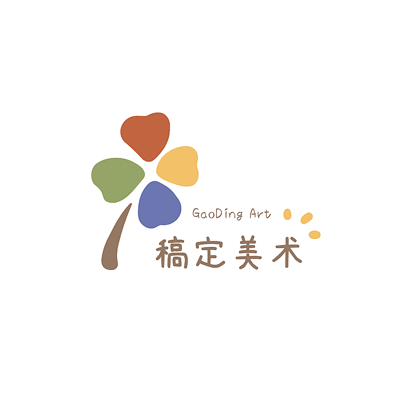 教育培训机构美术培训招牌logo