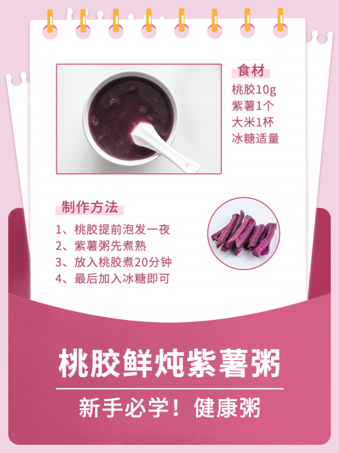 健康食谱知识科普小红书封面配图预览效果